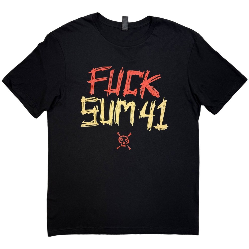 Sum 41 - Tour '24 Pt.2 Fuck Sum 41 Heren Tshirt - Zwart